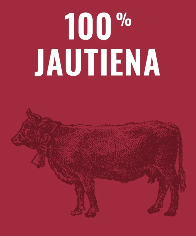 RAFUS-produktai-1200x1600px-JAUTIENA-20250812 Visavertis jautienos ėdalas šunims su skrandžiais, 500 g