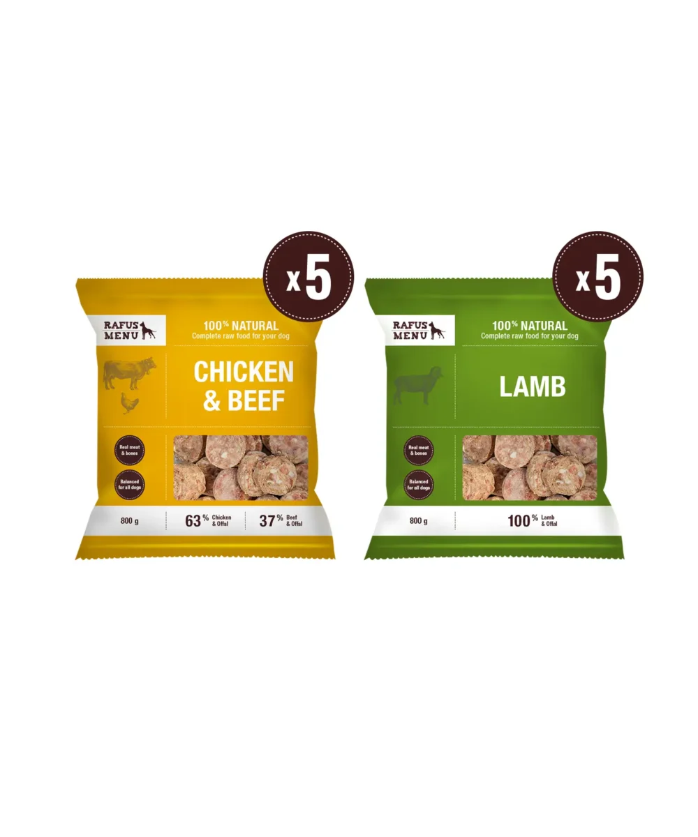 Kotletukų rinkinys Nr.4 (vištienos kotletukai 5 vnt ir avienos kotletukai 5 vnt)