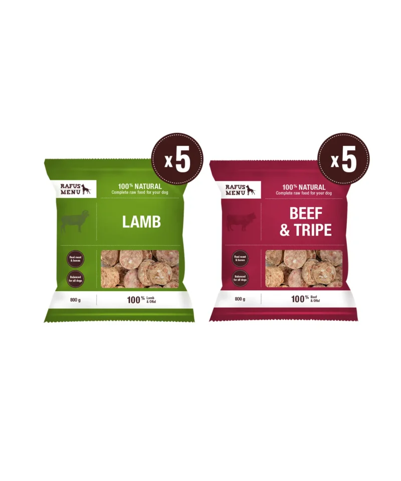 RAFUS-produktai-LAMB+BEEF-1500x1800px-20250531 Kotletukų rinkinys Nr.6 (avienos kotletukai 5 vnt ir jautienos kotletukai 5 vnt)