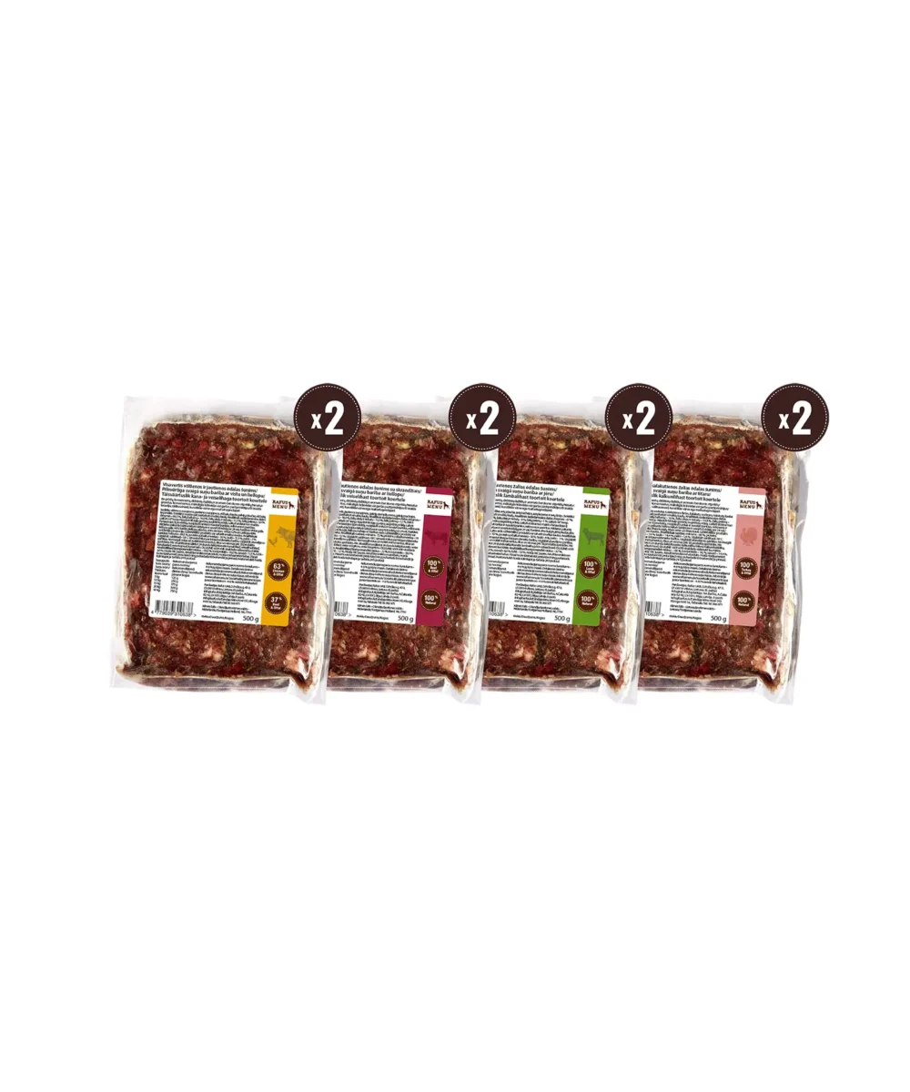 Rinkinys pradžiai, 8 vnt. po 500 g