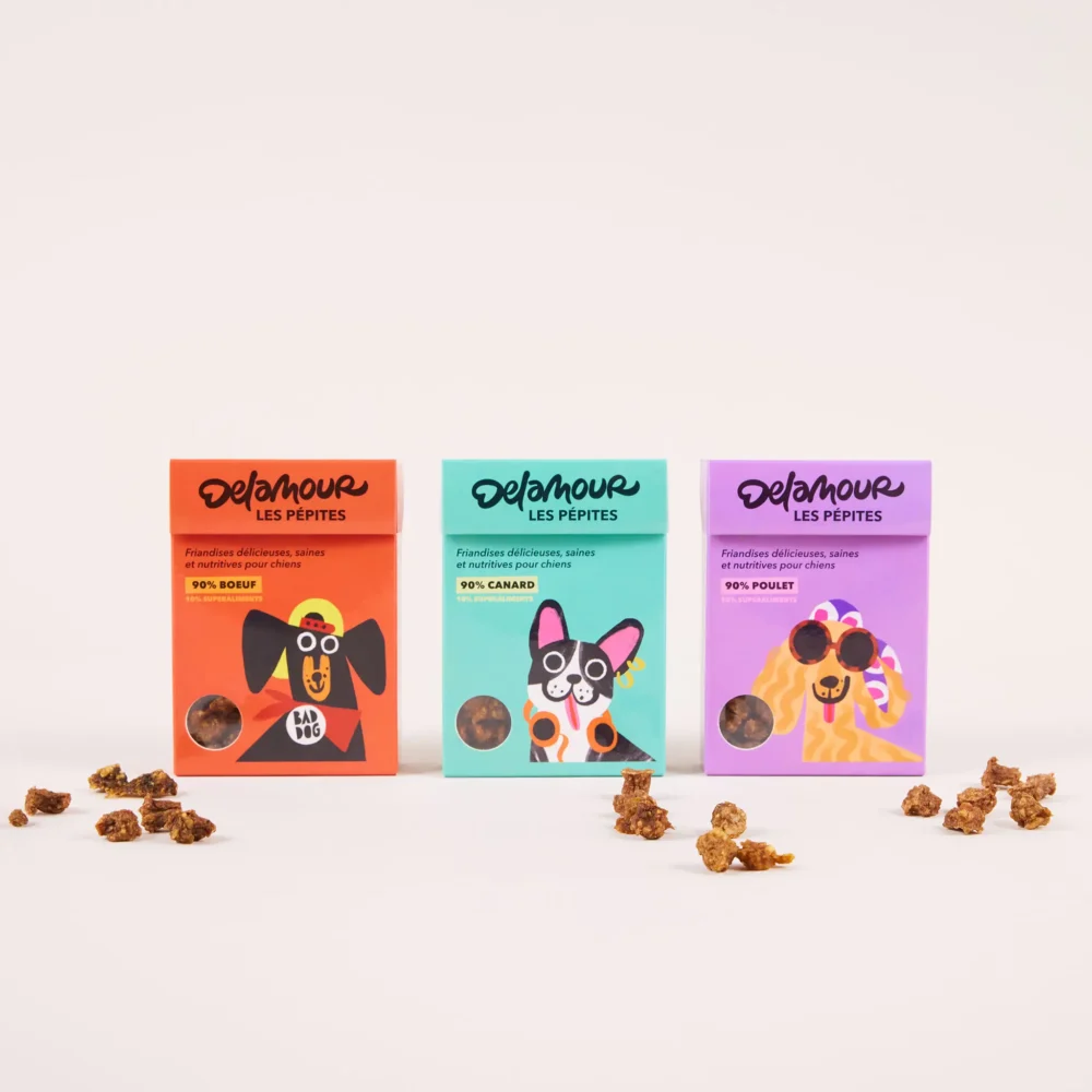 Les Pépites DUCK natūralūs skanėstai su abrikosais ir jūros dumbliais, 75 g